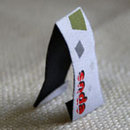 woven labels and ribbons - Book cover